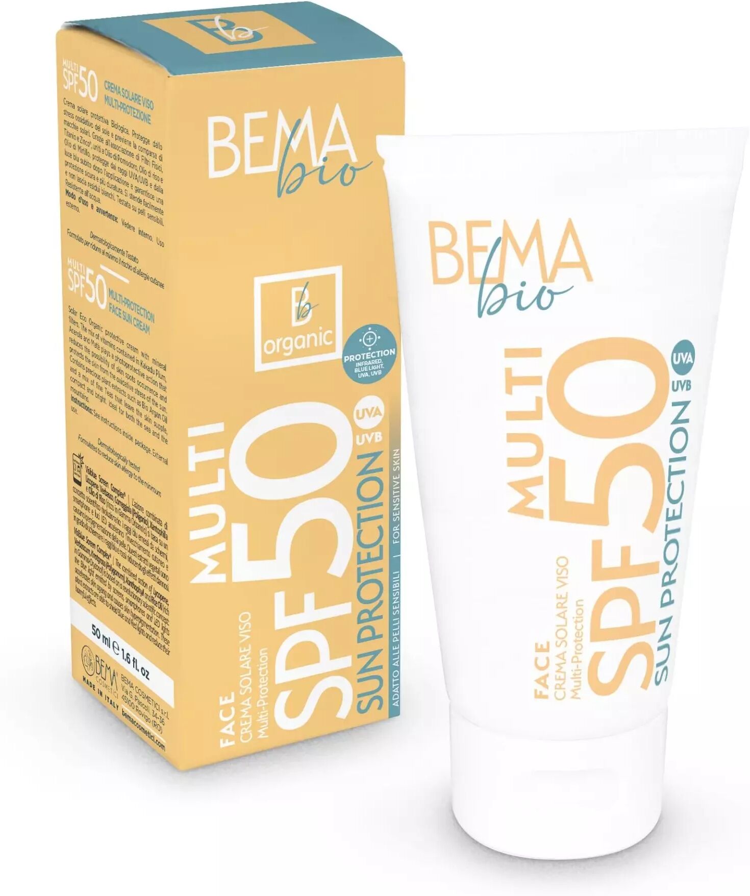 Bema Be Solar Tea Facial Multiprot SPF 50+ 50 ml
