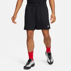 NIKE Club Mesh-Flow Shorts Herren 010 - black/white XL