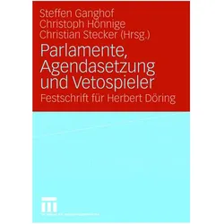 Parlamente, Agendasetzung und Vetospieler, Fachbücher von Christian Stecker, Steffen Ganghof