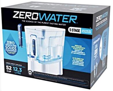 ZeroWater Ready-Read 52 cups Blue/White Water Filtration Dispenser
