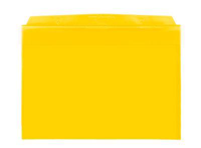Orgatex Sichttaschen, m. Klappe, A5 quer, gelb, 50 St.
