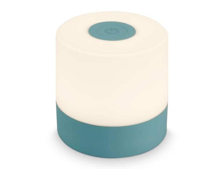 BRILONER - Mini lampe de table LED sans fil\, Lampe de chevet à intensité variable Touch\, Lampe de bureau\, Lampe de lecture\, Lampe de table extérieure & intérieure\, Bleu