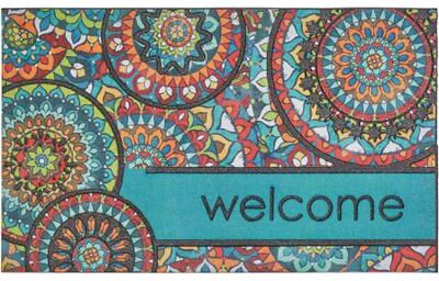 Mohawk Home Welcome Bohemian All Weather Recycled Rubber Door Mat