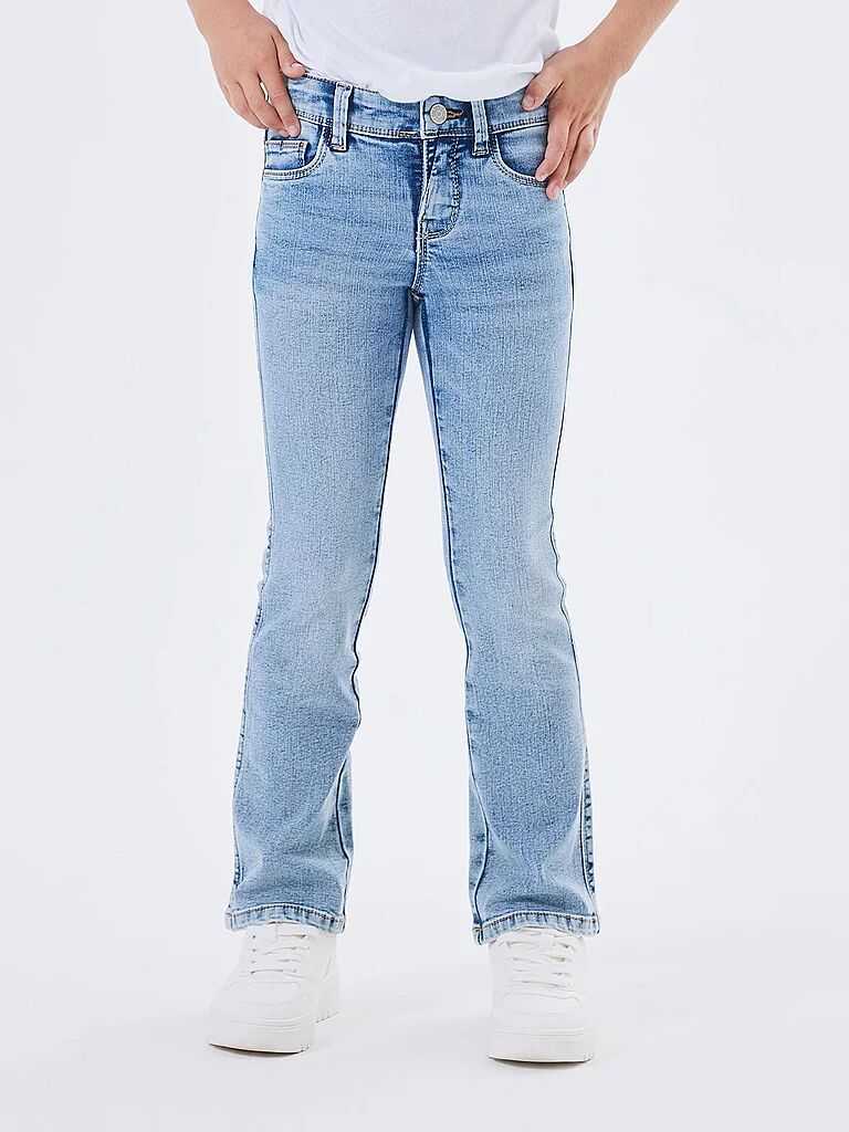 NAME IT Mädchen Jeans Boot Cut NKFPOLLY hellblau   152 B
