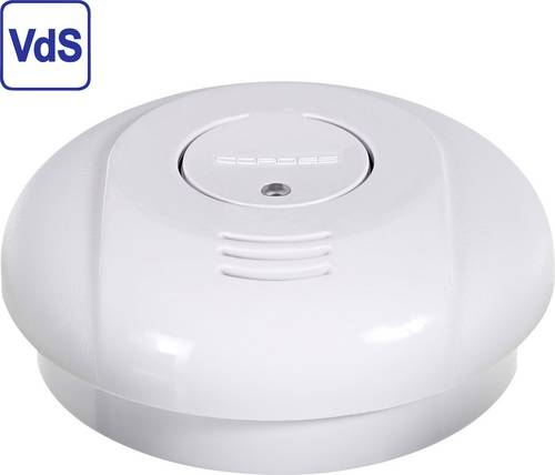 Cordes Haussicherheit CC-5/evo10 Rauchwarnmelder inkl. 10 Jahres-Batterie batteriebetrieben (Ø x H) 98mm x 35mm