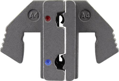 TOOLCRAFT PLE-0A4 Crimp-Einsätze Isolierte Flachsteckhülsen Quetschbereich: 0.5 bis 2.5mm² Passend für Marke (Zangen): TOOLCRAFT
