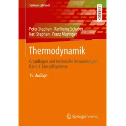 Thermodynamik, Fachbücher von Stephan, Karlua, Peter/Schaber, Karlheinz/Stephan