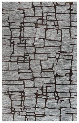 Rizzy Home Becker Collection Abstract Wool Blend Rug