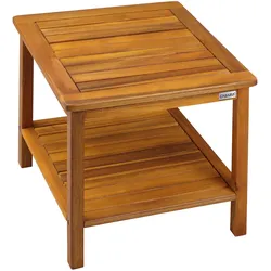 Casaria Beistelltisch Balkontisch Holz Akazie 45x45cm