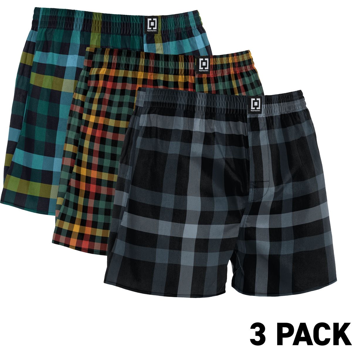 Horsefeathers Sonny 3PACK Boxer Shorts bundle 7 S AM285G-bundle 7-S
