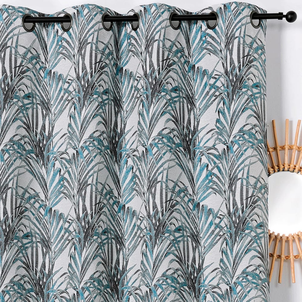 Linder Cortina con estampados exóticos