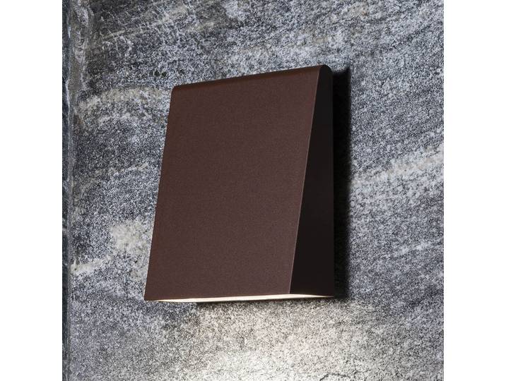 Cuneo LED-Außenwandleuchte, rost - Artemide - Balkon - Design - Metall - Eckig