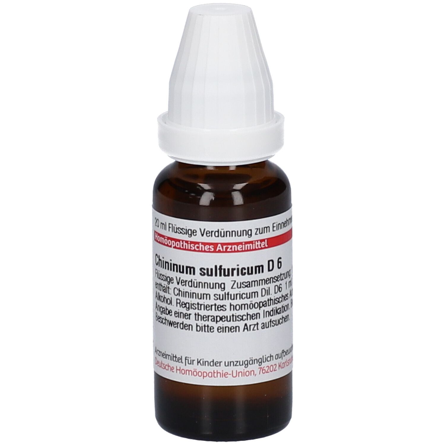 Chininum Sulfuricum D 6 Dilution 20 ml