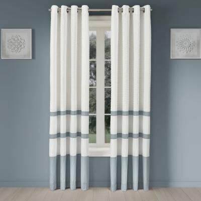 "TRILOGY 84"" GROMMET PANEL PAIR by Royal Court in Blue (Size ONE SIZE)"