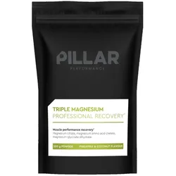 Pillar Unisex Triple Magnesium Recovery Powder Pineapple Coconut (200g)