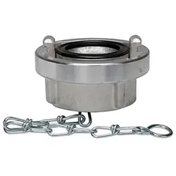 Storz-Blindkupplung, Kette, Alu, Storz-Größe 75-B, KA 89 mm (2407.89)