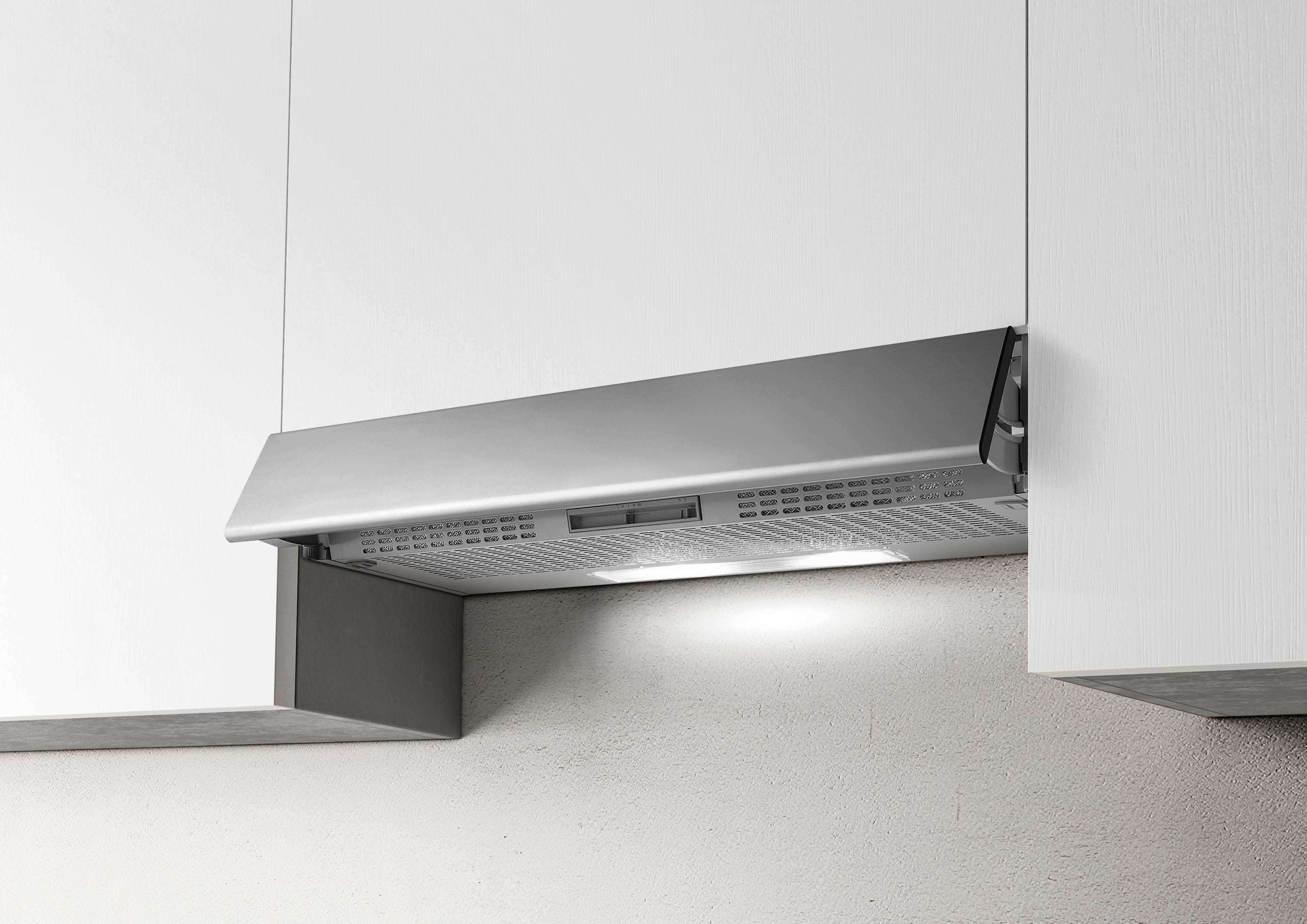 elica Prf0154624 Cappa Cucina Filtrante Sottopensile Incasso Larghezza 60 Cm Profondità 30 Cm Colore Inox - Prf0154624 - Estraibile Gr-Fr.Ix/f/60