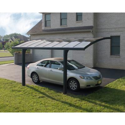 Einzelcarport PALRAM - CANOPIA "Arizona", grau (anthrazit), B/H/T: 205cm x, Carports, wartungsfrei