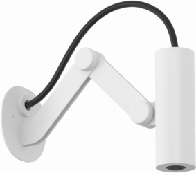 Kludi ASANA Tubeflex Mini-Kopfbrause 6921053-00 Verstellbar Wandmontage Mattweiß
