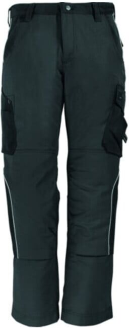 Pantalon de travail BRUNO Twill 300 taille 54 anthracite/noir 65 % CO / 35 % PES ; FHB (130430-1220-54)