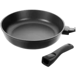 BIOL Bratpfanne 24 cm Pfanne mit Antihaftbeschichtung abnehmbarer Griff Universalpfanne für alle Herdarten inkl. Induktion Spülmaschinengeeignet