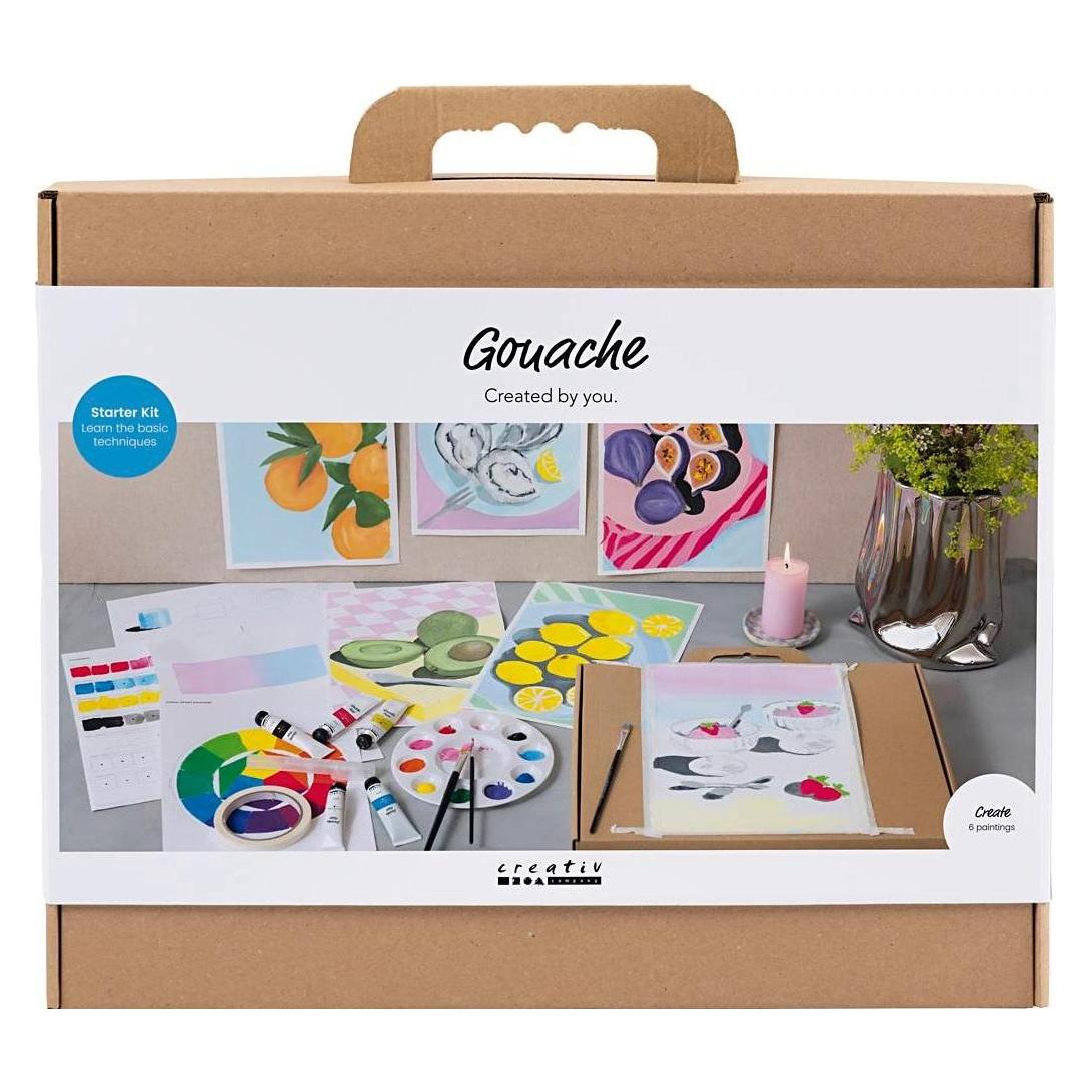 Creativ Company Starter Craft Kit Gouache - Paintings - assorted colours (977852) (977852)