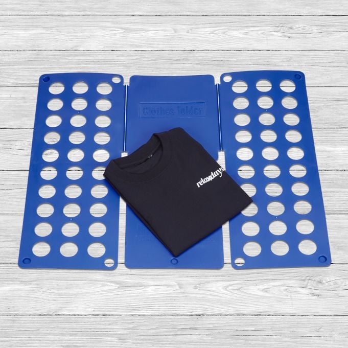 Relaxdays Wandrek met vouwarmen in blauw