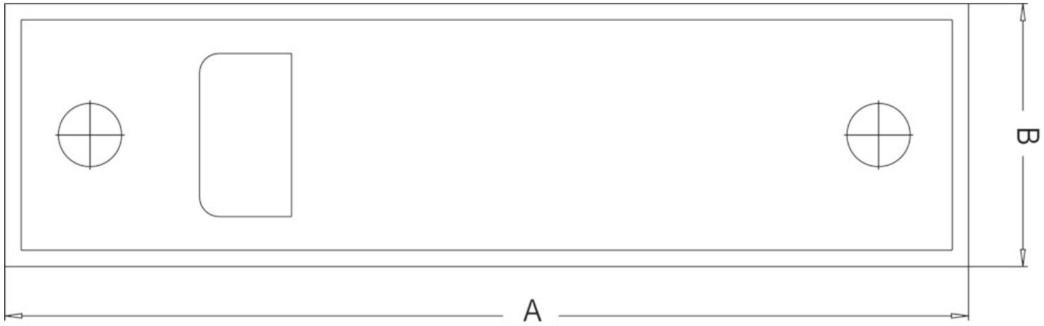 DANNERT FT-Gurtkastenabd. zum Anschrauben Gr. 8, 73 Kunststoff, weiß ; PKKT (73/8 W)