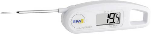 TFA Dostmann 30.1047 Küchen-Thermometer Abschaltautomatik gemäß HACCP und EN 13485, Strahlwassergeschützt IP65 Soßen, Pastöse