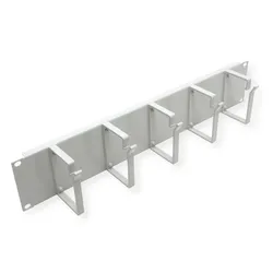 Roline 19-Zoll Rangierpanel 2 HE, Serverschrank Zubehör, Grau