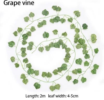 Uplifted Goods Architectural Emerald Ivy Foliage Garland b 13.12 Ft (2 String)
