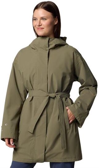 Columbia Sportswear Columbia Here And There III Trench Jacket Womens, Stone Green