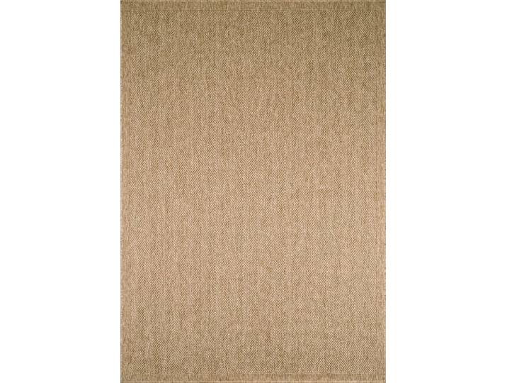 Tapis intérieur et extérieur aspect jute beige chevron 160x230
