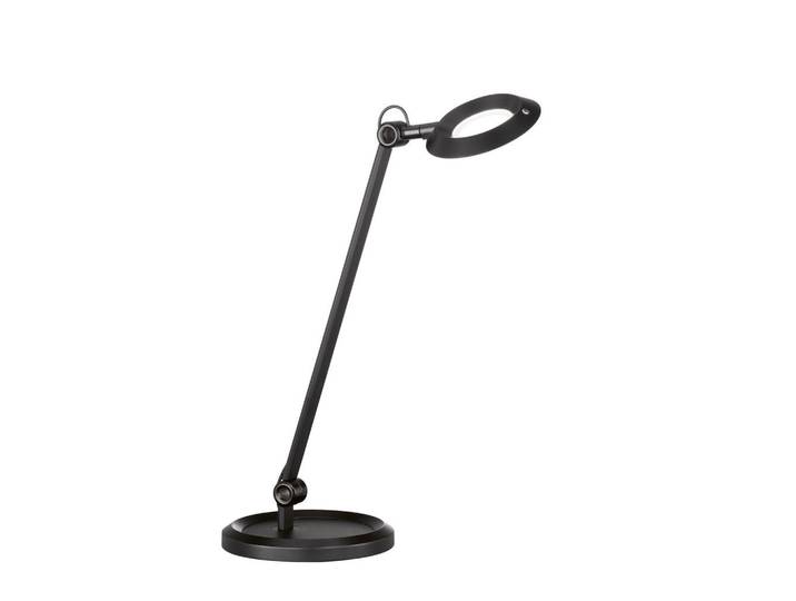 Schöner Wohnen Led-Tischleuchte, Schwarz, Metall, 20x48 cm, Lampen & Leuchten, Innenbeleuchtung, Tischlampen
