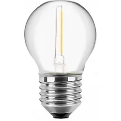 LED Filament Lampe MiniGlobe E27 1,4W 80lm warmweiß