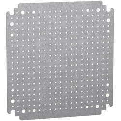 Schneider Electric NSYMF33 Mikroperf. Montageplatte H300xB300m. Öffng. Durchm. 3,6mm auf 12,5mm Abstand