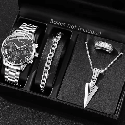 Inspire Essentials Stainless Steel Luxury Quartz Watch k