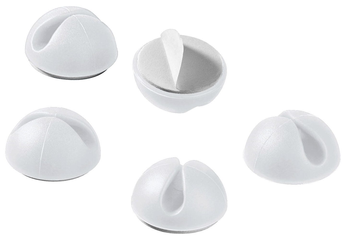 goobay Kabelclips weiß 95183