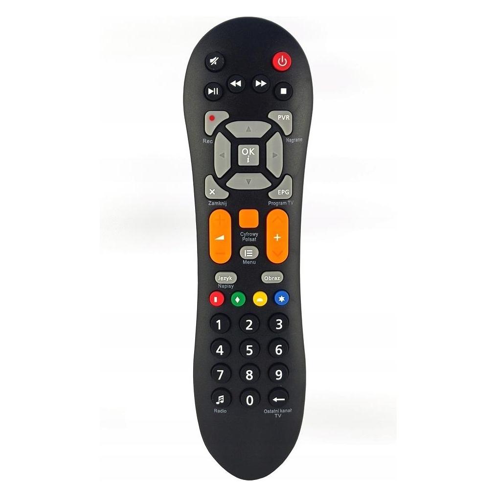 Lasmex Fernbedienung für HD7000/HD5000/HD3000 ohne Logo, orangefarbene Tasten (Gerätespezifische Fernbedienung, Infrarot) (46784845)