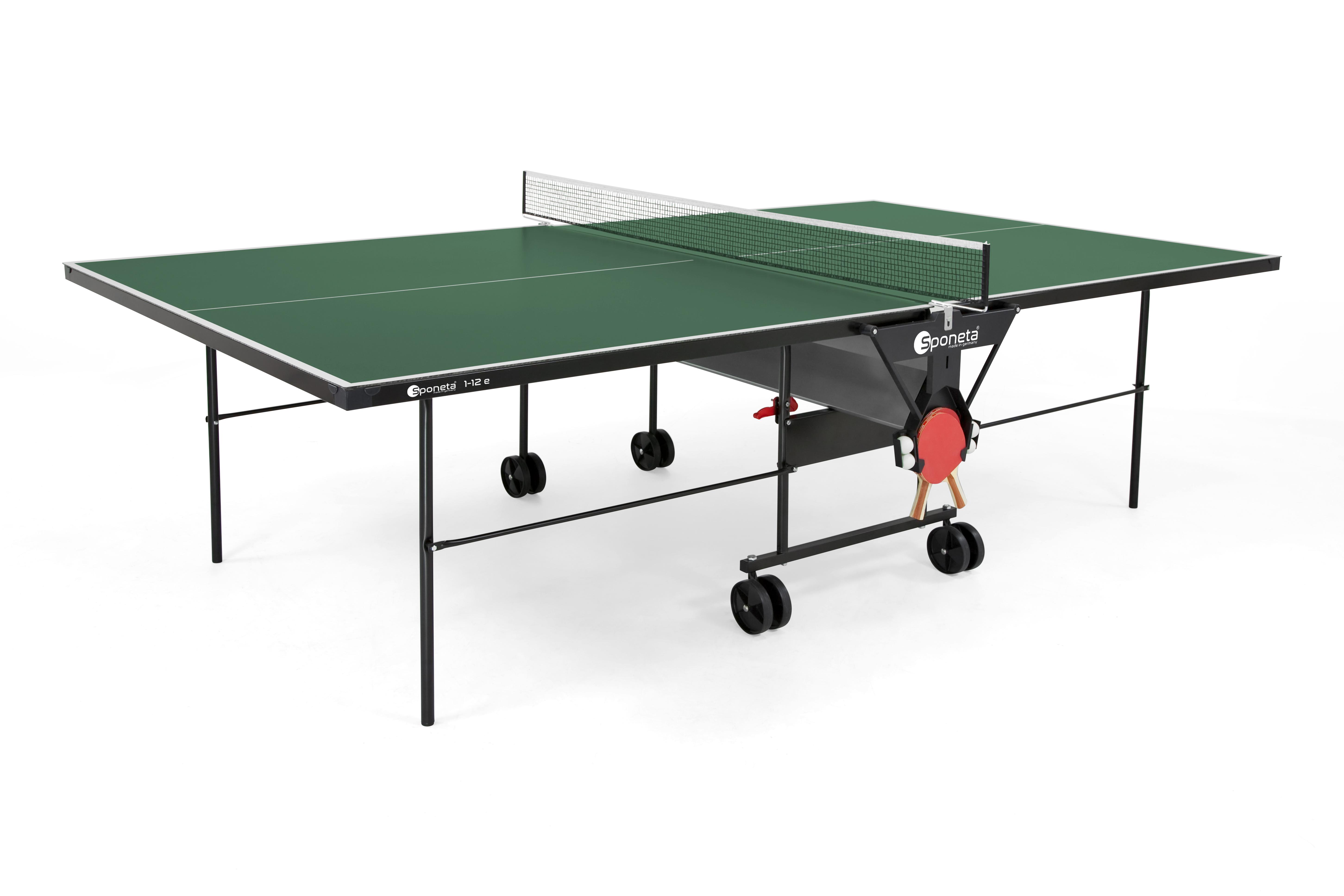 Sponeta S 1-12 e Outdoor-Tischtennisplatte, 4mm, grün, mit Netz; 240.5010/L
