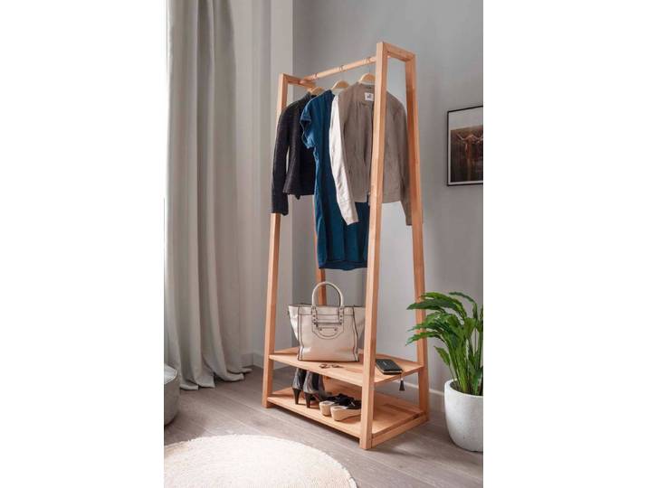 Massive Garderobe Berni in Wildeiche oder Kernbuche – 3%-Vorkasse-Rabatt