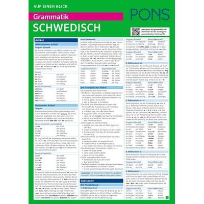 PONS Grammatik auf einen Blick Schwedisch, Taschenbuch von Britta Anders, PONS Langenscheidt GmbH, 978-3-12-562798-7