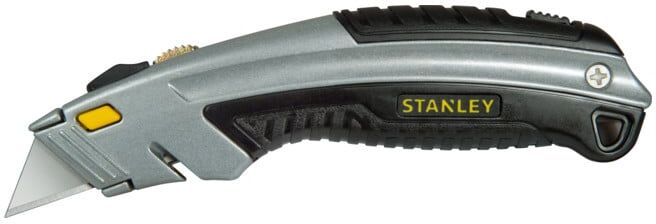 Couteau professionnel changement rapide L. totale 180 mm rétractable emballage p ; Stanley (0-10-788)
