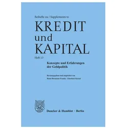 Konzepte und Erfahrungen der Geldpolitik., Fachbücher von Hans-Hermann Francke, Eberhart Ketzel
