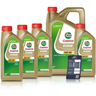 Castrol 9 L EDGE 5W-30 LL + Ölwechsel-Anhänger [Hersteller-Nr. 15F7E7]