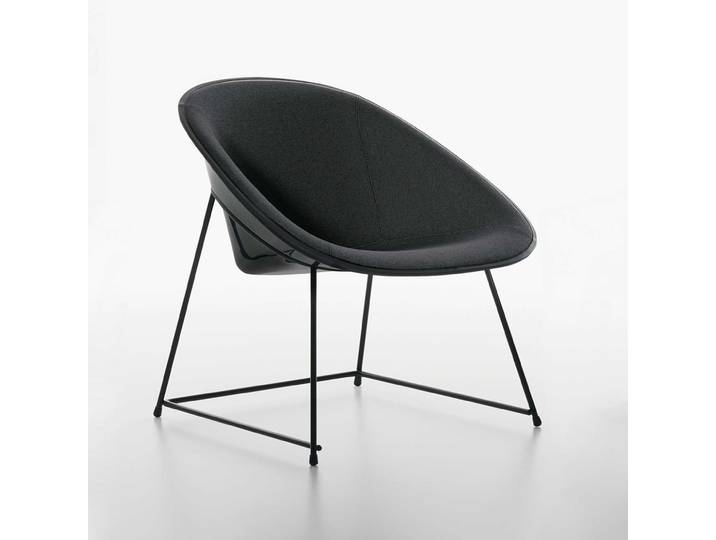 Lounge Sessel Plank Cup Schwarz, Neu