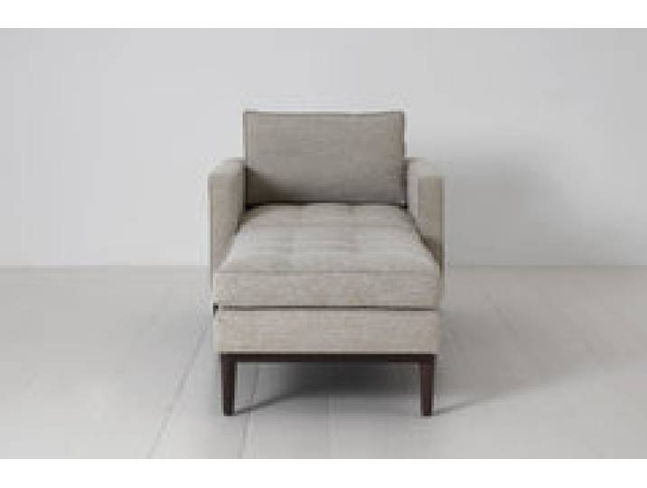 Chaiselongue Model 02, Steingrau