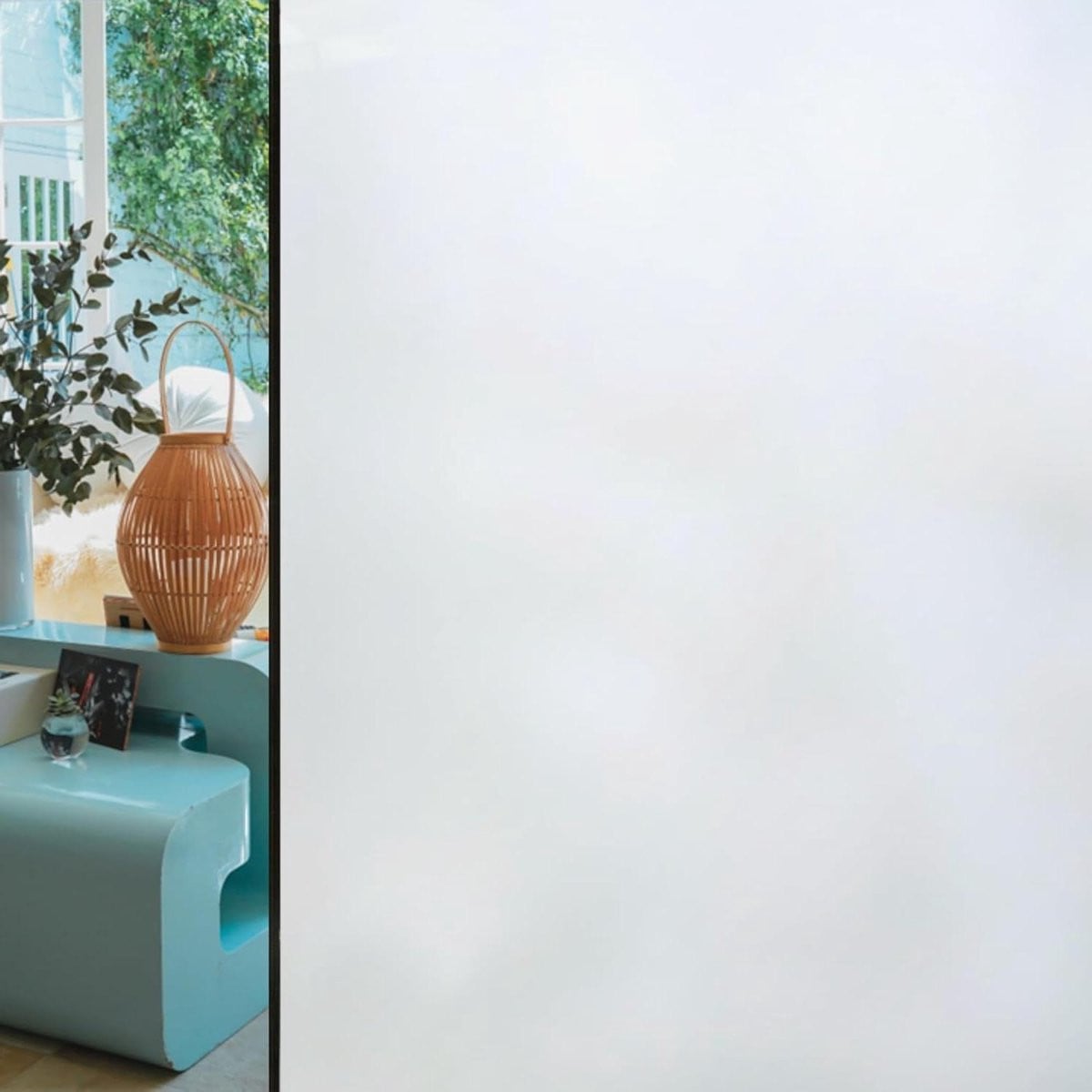 Isolerende Raamfolie Melkglas - Privacyfolie voor meer privacy en warmte-isolatie - Breedte: 90 cm, Lengte: 300 cm