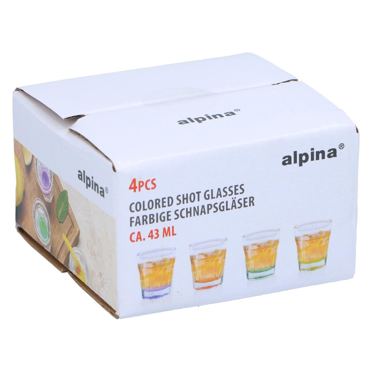 alpina Schnapsgläser 43ml 4pc (4x, Schnapsgläser + Shotgläser) (63887705)