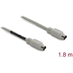 Delock Kabel PS/2 Stecker zu Stecker 1,8 m